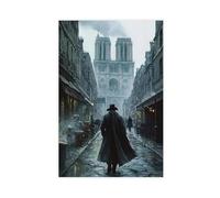GOIAEGAG Impression sur toile Les Misérables - Décoration murale pour salon, chambre à coucher - 30 x 45 cm
