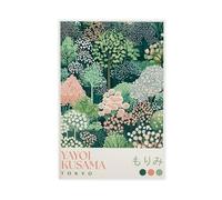 GOIAEGAG Yayoi Kusama Poster sur toile Motif forêt japonaise 20 x 30 cm