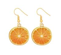 Goiern 1 paire de boucles d'oreilles fruitées Boucles d'oreilles drôles mignonnes boucles d'oreilles gouttes de citron pendantes femmes
