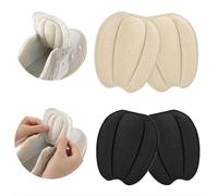 Goiern Lot de 4 coussinets de langue pour chaussures trop grandes, réduction de la taille, coussinets de langue antidérapants pour chaussures lâches hommes et femmes