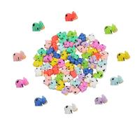 Goiern Lot de 60 mini vaches miniatures décoratives en résine - Animaux - Vaches - Mini figurines en résine - Petits cadeaux - Petites figurines de vaches pour jardin - Maison de poupée