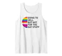 Going to Hell But Not for The Gay Stuff Funny Pride LGBT Débardeur