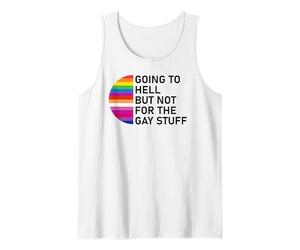 Going to Hell But Not for The Gay Stuff Funny Pride LGBT Débardeur