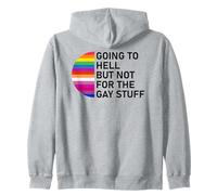 Going to Hell But Not for The Gay Stuff Funny Pride LGBT Sweat à Capuche