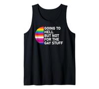 Going to Hell But Not for The Gay Stuff LGBT Funny Pride Débardeur