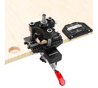GOINGMAKE 3 axes caché charnière moule ultra avec charnière supplémentaire vis guide de trou et pince rapide, métal armoire charnière gabarit charnière, 35mm armoire porte charnière gabarit guide de