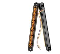 GOINTDJD Feu Remorque Pour Wrangler Pour Golf Pour Chariot Pour Tout-terrain RV Pour UTV ATV 10 "camion Remorque Barre Feu Arrière LED Arrière(Amber)