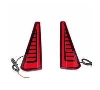 GOINTDJD Feux ArrièRes Feu Antibrouillard Arrière LED Pour Toyota Pour NOAH Pour VOXY Série 80, Feu Freinage Automatique + Lumière Du Jour + Clignotants, Feu Stop Dansant(Red Cover)