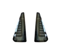 GOINTDJD Feux ArrièRes Feu Antibrouillard Arrière LED Pour Toyota Pour NOAH Pour VOXY Série 80, Feu Freinage Automatique + Lumière Du Jour + Clignotants, Feu Stop Dansant(Smoke Cover)