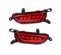 GOINTDJD Feux ArrièRes Pour Mazda CX-3 CX3 2015 2016 2017 2018 2019 2020 1 Ensemble Réflecteur Voiture LED Feu Antibrouillard Arrière Pare-chocs Feu Stop Clignotant(2 Functions)