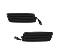 GOINTDJD LED clignotants Feu Position Latéral Pare-chocs LED Ambre 2006 - 2009 MK5 Pour Golf/GTI Rabbit 2005-2010 Pour Feux Position Latéraux Avant Pour Jetta Clignotants latéraux(Smoked Lens)
