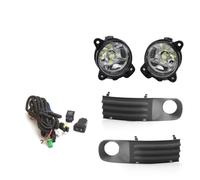 GOINTDJD Pour VW T5 Pour Caravelle 2003-2010 Gris Couvercle De Phare Antibrouillard Gril Faisceau Câbles Interrupteur Lumières Kit LED Accessoires Phares