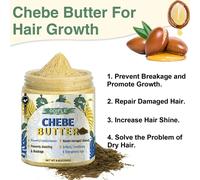 GOIPLE Chebe beurre nourrit en profondeur réparation endommagé Anti perte de cheveux cassage masque d'huile de croissance des cheveux pour le traitement de la croissance des cheveux