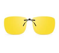 Goiteia Clip polarisé sur les lunettes de conduite de nuit anti-éblouissantes, minimise efficacement l'éblouissement des phares venant en sens inverse