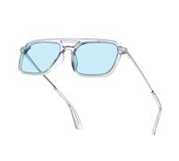 Goiteia Lunettes anti-lumière bleue pour femmes et hommes - Teinte bleue claire - Protection UV - Soulage la fatigue visuelle liée aux écrans - Ultra légères avec charnières à ressort