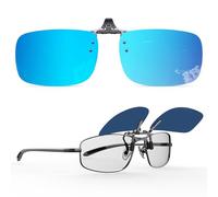 Goiteia lunettes de soleil polarisées à clipser sur lunettes de prescription hommes femmes, coupe compacte