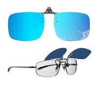 Goiteia lunettes de soleil polarisées à clipser sur lunettes de prescription hommes femmes, coupe compacte