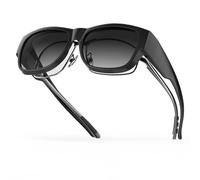 Goiteia Lunettes de soleil polarisées à porter par-dessus, pour hommes et femmes, avec une réflectivité de 1,1% pour réduire l'éblouissement, protection UV400 à 100% (Dégradé Gris)