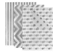 GOIYZTTR Lot de 60 Feuilles de Blanc Argenté Papier de Soie, 3 Styles Papier de Soie Métallique Convient pour l'Emballage de Cadeaux, les Décorations de Fête et l'Artisanat