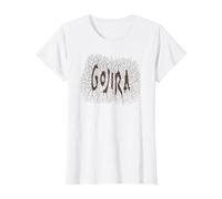 Gojira Brown Branches T-Shirt, Femme, Blanc, XS