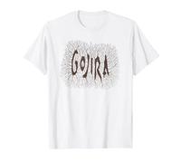 Gojira Brown Branches T-Shirt, Homme, Blanc, XL