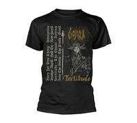 Gojira Fortitude Tracklist T-shirt coupe classique Noir, Noir/blanc, XL