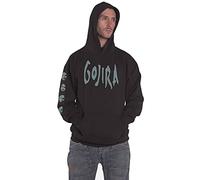 Gojira Pullover Hoodie: Fortitude Faces (Back & Arm Print) - X-Large - Black - Unisex