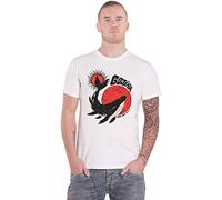 Gojira T Shirt Whale Band Logo Nouveau Officiel Homme Blanc Size L