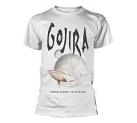 Gojira - T-Shirt Whale from Mars - Adulte (S) (Blanc)