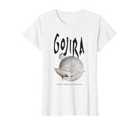 Gojira Whale from Mars T-Shirt, Femme, Blanc, L