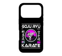 Goju-RYU Karaté Design rétro avec Karateka et Kanji Coque pour iPhone 17 Pro