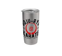 Goju Ryu Karate Do Martial Arts Japan Okinawa Gobelet isotherme en acier inoxydable double paroi