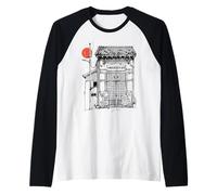 Goju RYU Karaté Dojo Okinawa Japon Illustration Manche Raglan