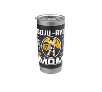 Goju Ryu Karate Mom: force et amour dans un design parfait ! Gobelet isotherme en acier inoxydable double paroi