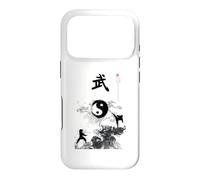 Goju RYU Tenue de karaté/Calligraphie Karaté Coque pour iPhone 17 Pro