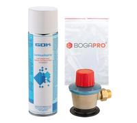 GOK Clip On Adaptateur pour bouteilles excl. + spray de détection de fuites Boggapro