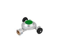 GOK Régulateur de pression combiné - 30 mbar - Pour camping et camping - Double vanne d'arrêt - Pour camping-car