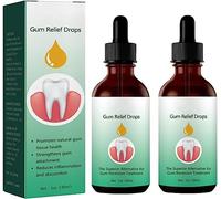 Gokame DentiZen Gum Regrowth Drops,Gum Treatment for Receding Gums, Rejuvenate Your Gums with Ease (2pcs)