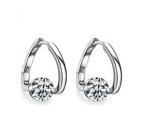 Gokame Lymphvity Germanium Earrings, Magnetology Lymphatic Drainage Earrings, Boucles d'oreilles en germanium, boucles d'oreilles de drainage lymphatique (Argent-1pair)