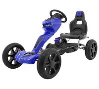 GOKART à pédales Grand Ride avec roues en mousse + BRAKE - bleu