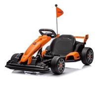 Gokart électrique pour Enfants McLaren - 24V - 5 à 12 ans - Fonction Dérive - Orange