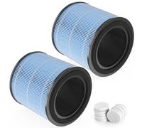 GoKBNY Lot de 2 filtres de rechange HEPA AP0601/TEC.BEAN 4 étapes H13, compatibles avec purificateur d'air Airtok AP0601/AP0601-RF et TEC.BEAN
