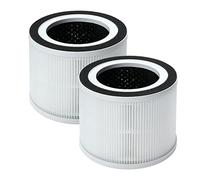 GoKBNY Lot de 2 filtres de rechange HEPA H06, compatibles avec le purificateur HIMOX H06/Afloia Gala/boussole, purificateur de petite pièce, filtres HEPA 3 en 1