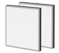 GoKBNY Lot de 2 filtres HEPA compatibles avec Shark HE400 HE401 HE402 HE405 purificateur d'air à 4 ventilateurs, pièce # HE4FKPET pour filtre Shark