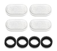 Gokeet 8 PièCes Filtres de D' pour Chat Remplacement de Filtre de Chien pour D' pour 67Oz/2L à pour Animaux de Compagnie en Acier Inoxydable
