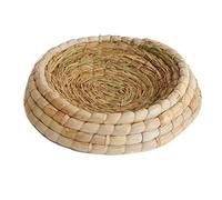 Gokeet Nid d'oiseaux Tisses A La Main Feuilles De mais Et Incubation sur Lit De Paille Cour Maison D'Elevage pour Pigeon/Lapin/Lapin/Colombe/Chinchillas/Cochons D'