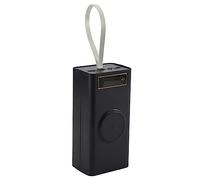 Gokelomg 21 x 18650 Boîtier de batterie externe sans soudure - avec lumière 18650 Boîte de chargement de batterie amovible et portable