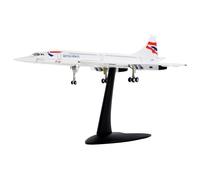 Gokelomg Concorde - Avion de passagers Air British - Modèle 1/200 - Moulage sous pression - Affichage de collectionneur