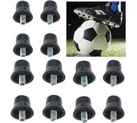Gokelomg Lot de 12 crampons de rechange pour chaussures de football 13 mm avec filetage de 5 mm