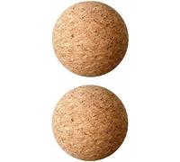 Gokelomg Lot de 2 bouchons en liège pour carafe à vin, carafes de rechange, 5,5 cm